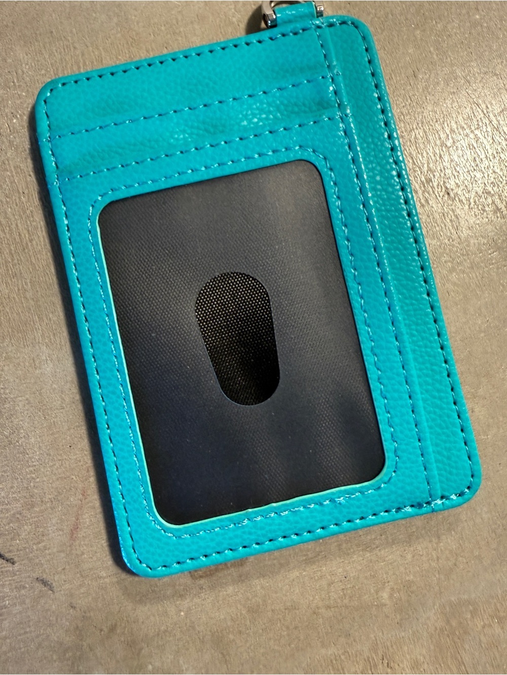 Teal Card case for credit cards